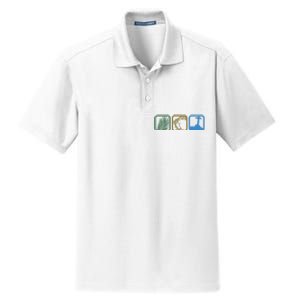 Holy Week Easter Jesus Dry Zone Grid Polo