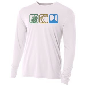 Holy Week Easter Jesus Cooling Performance Long Sleeve Crew