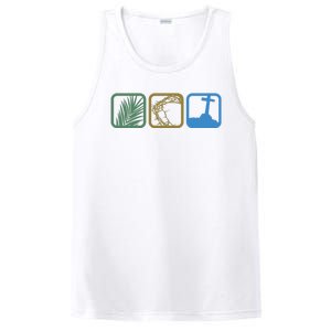 Holy Week Easter Jesus PosiCharge Competitor Tank