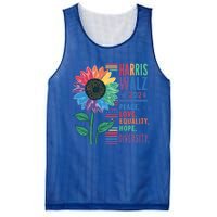 Harris Walz Election 2024 Peace Love Equality Hope Diversity Gift Mesh Reversible Basketball Jersey Tank