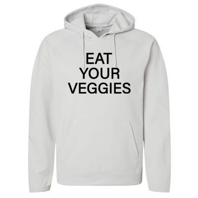 Hermusicx Wearing Eat Your Veggies Performance Fleece Hoodie