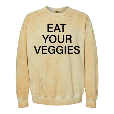 Hermusicx Wearing Eat Your Veggies Colorblast Crewneck Sweatshirt