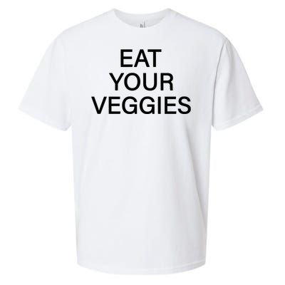 Hermusicx Wearing Eat Your Veggies Sueded Cloud Jersey T-Shirt