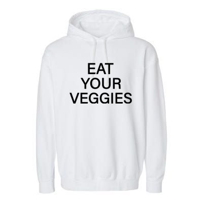 Hermusicx Wearing Eat Your Veggies Garment-Dyed Fleece Hoodie