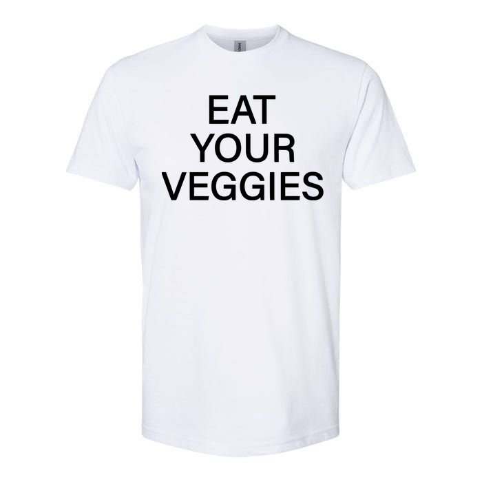 Hermusicx Wearing Eat Your Veggies Softstyle CVC T-Shirt