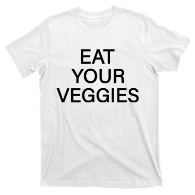 Hermusicx Wearing Eat Your Veggies T-Shirt