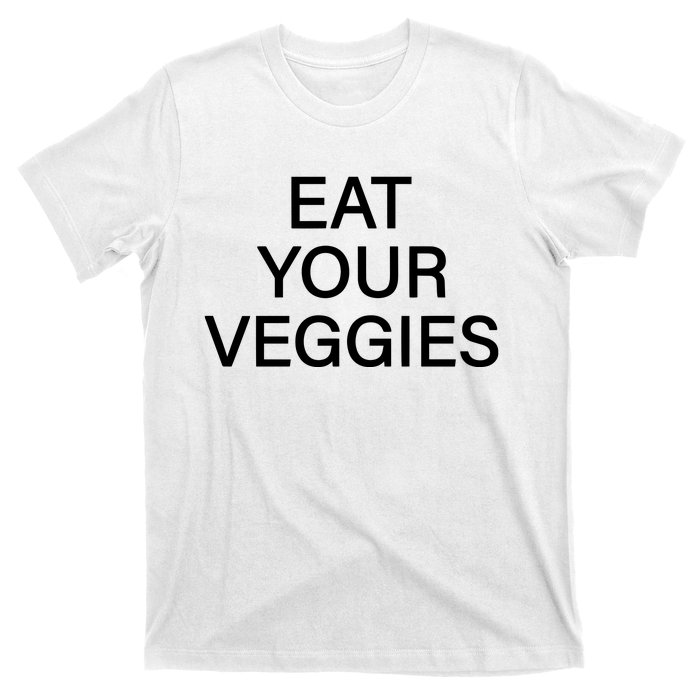 Hermusicx Wearing Eat Your Veggies T-Shirt