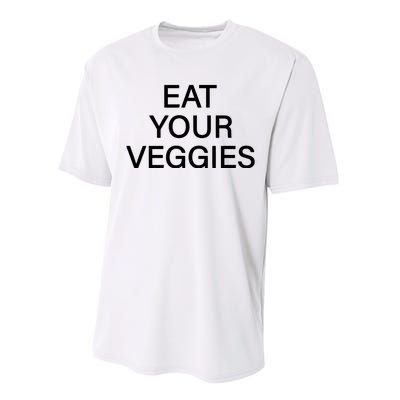 Hermusicx Wearing Eat Your Veggies Performance Sprint T-Shirt