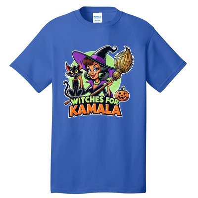 Halloween Witches For Kamala 2024 Childless Cat Ladies Tall T-Shirt