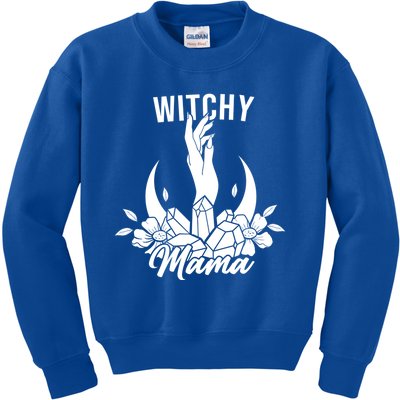 Halloween Witch Funny Witchy Mama Spooky Costume Great Gift Kids Sweatshirt