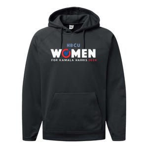 Hbcu Women For Kamala Harris 2024 Performance Fleece Hoodie