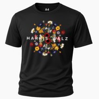 Harris Walz Flower Mandala Central Bloom Cooling Performance Crew T-Shirt