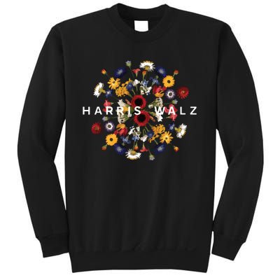 Harris Walz Flower Mandala Central Bloom Sweatshirt