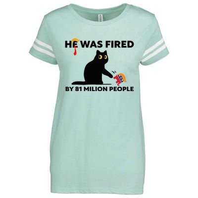 He Was Fired By 81 Million People Kamala President 2024 Enza Ladies Jersey Football T-Shirt