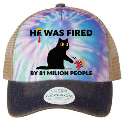 He Was Fired By 81 Million People Kamala President 2024 Legacy Tie Dye Trucker Hat