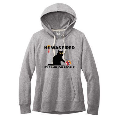 He Was Fired By 81 Million People Kamala President 2024 Women's Fleece Hoodie