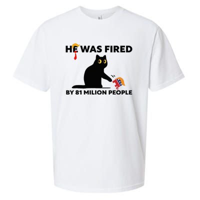 He Was Fired By 81 Million People Kamala President 2024 Sueded Cloud Jersey T-Shirt