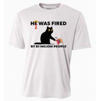 He Was Fired By 81 Million People Kamala President 2024 Cooling Performance Crew T-Shirt