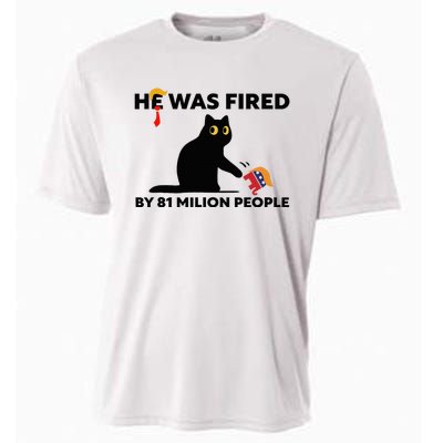 He Was Fired By 81 Million People Kamala President 2024 Cooling Performance Crew T-Shirt