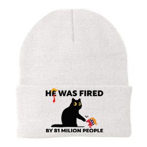 He Was Fired By 81 Million People Kamala President 2024 Knit Cap Winter Beanie