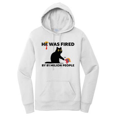 He Was Fired By 81 Million People Kamala President 2024 Women's Pullover Hoodie