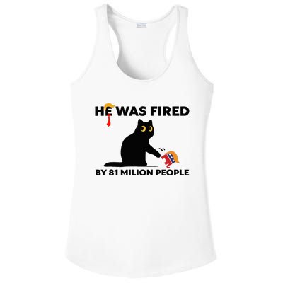 He Was Fired By 81 Million People Kamala President 2024 Ladies PosiCharge Competitor Racerback Tank