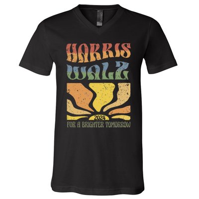 Harris Waltz For A Brighter Tomorrow Kamala Harris Waltz V-Neck T-Shirt