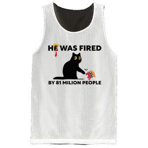 He Was Fired By 81 Million People Kamala President 2024 Mesh Reversible Basketball Jersey Tank