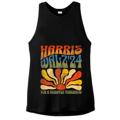 Harris Waltz For A Brighter Tomorrow Kamala Harris Waltz Ladies PosiCharge Tri-Blend Wicking Tank