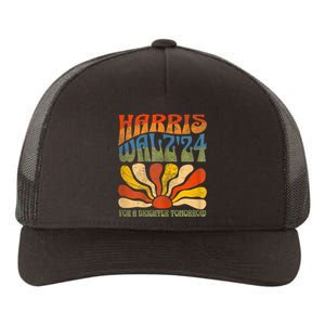 Harris Waltz For A Brighter Tomorrow Kamala Harris Waltz Yupoong Adult 5-Panel Trucker Hat