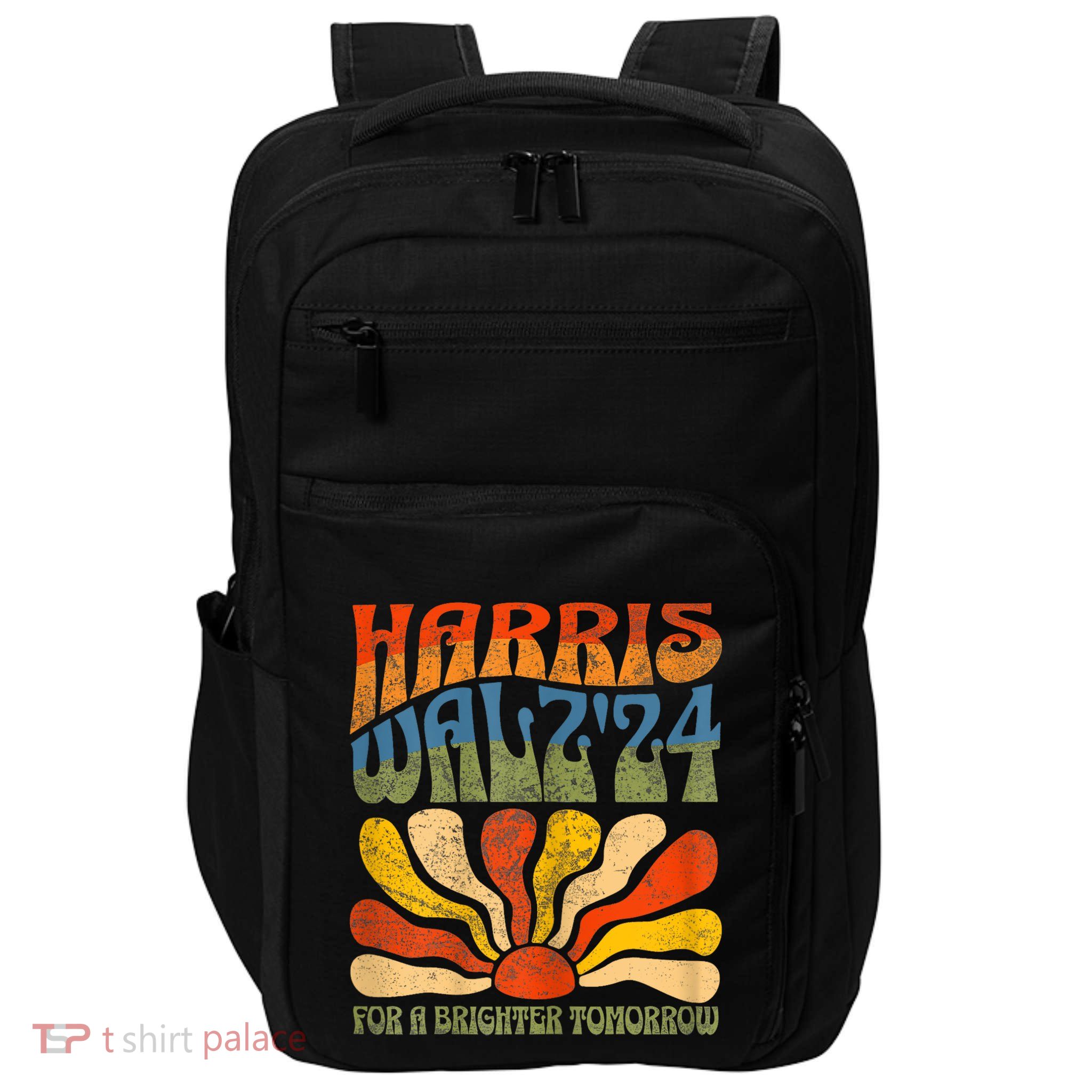 Harris Waltz For A Brighter Tomorrow Kamala Harris Waltz Impact Tech Backpack