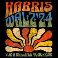Harris Waltz For A Brighter Tomorrow Kamala Harris Waltz 7-Panel Snapback Hat