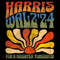 Harris Waltz For A Brighter Tomorrow Kamala Harris Waltz Drawstring Bag