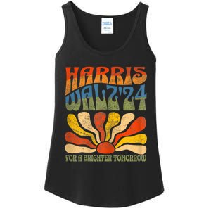 Harris Waltz For A Brighter Tomorrow Kamala Harris Waltz Ladies Essential Tank