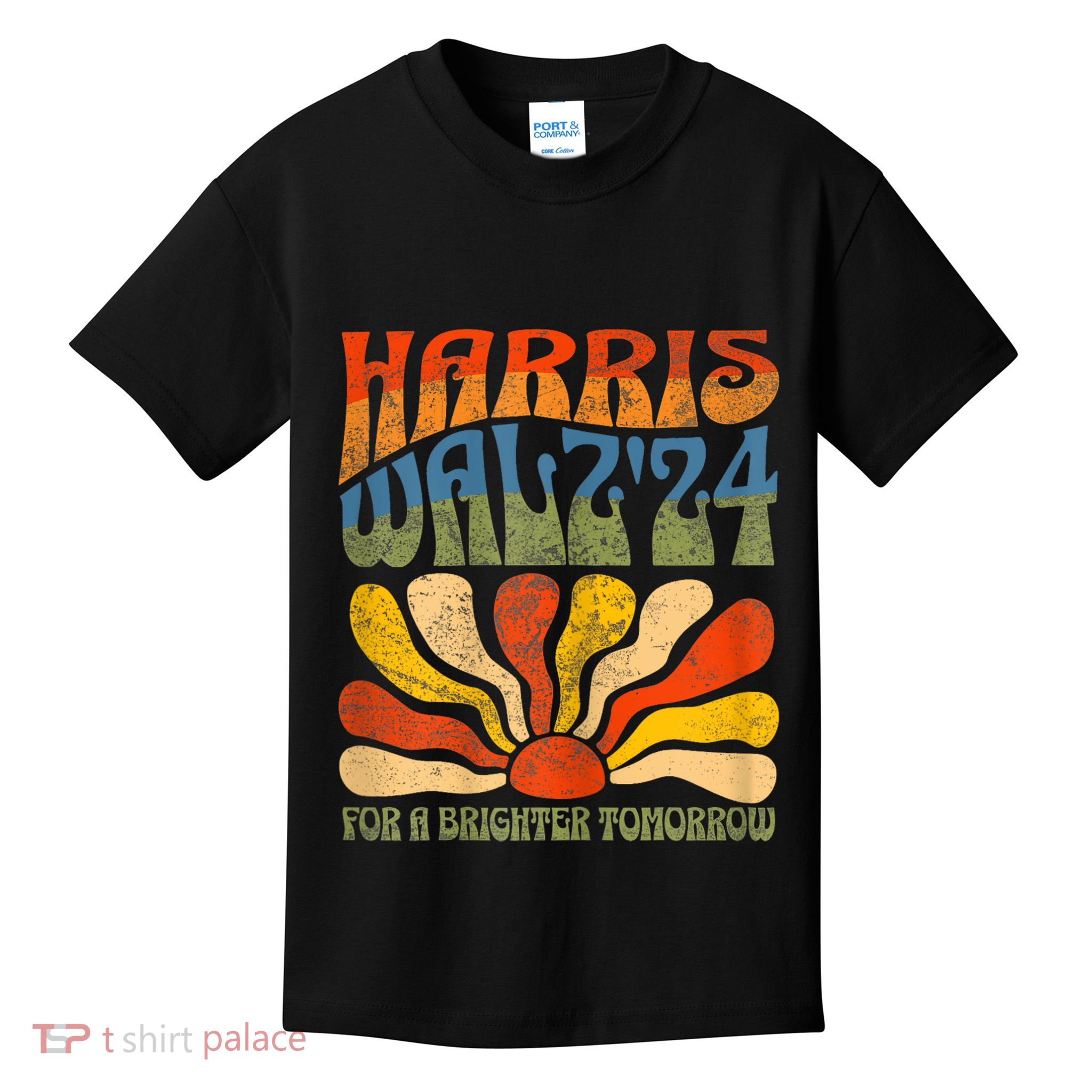 Harris Waltz For A Brighter Tomorrow Kamala Harris Waltz Kids T-Shirt