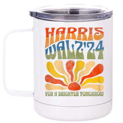 Harris Waltz For A Brighter Tomorrow Kamala Harris Waltz 12 oz Stainless Steel Tumbler Cup