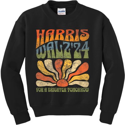 Harris Waltz For A Brighter Tomorrow Kamala Harris Waltz Kids Sweatshirt