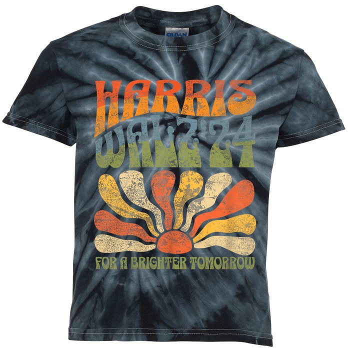 Harris Waltz For A Brighter Tomorrow Kamala Harris Waltz Kids Tie-Dye T-Shirt