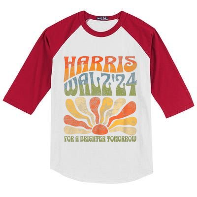 Harris Waltz For A Brighter Tomorrow Kamala Harris Waltz Kids Colorblock Raglan Jersey