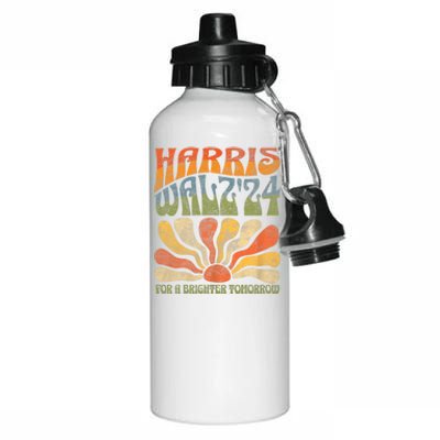 Harris Waltz For A Brighter Tomorrow Kamala Harris Waltz Aluminum Water Bottle 