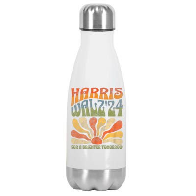 Harris Waltz For A Brighter Tomorrow Kamala Harris Waltz Stainless Steel Insulated Water Bottle