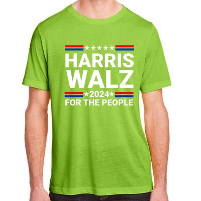 Harris Walz For The People 2024 Kamala Harris Tim Walz Waltz Adult ChromaSoft Performance T-Shirt