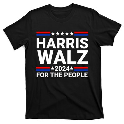 Harris Walz For The People 2024 Kamala Harris Tim Walz Waltz T-Shirt