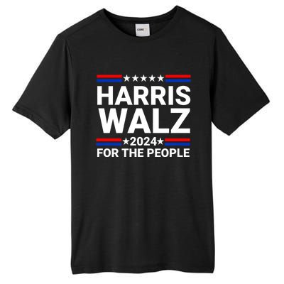 Harris Walz For The People 2024 Kamala Harris Tim Walz Waltz Tall Fusion ChromaSoft Performance T-Shirt