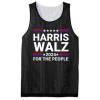 Harris Walz For The People 2024 Kamala Harris Tim Walz Waltz Mesh Reversible Basketball Jersey Tank