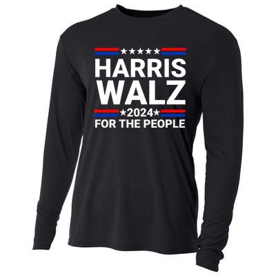 Harris Walz For The People 2024 Kamala Harris Tim Walz Waltz Cooling Performance Long Sleeve Crew