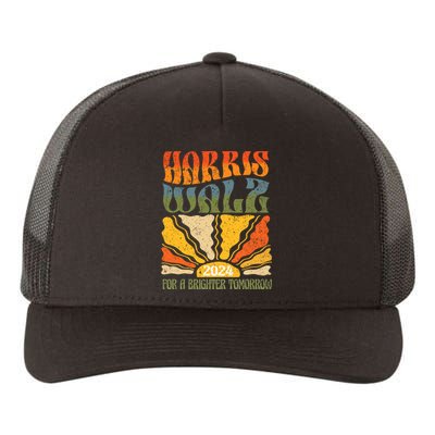 Harris Waltz For A Brighter Tomorrow Kamala Harris Waltz Yupoong Adult 5-Panel Trucker Hat