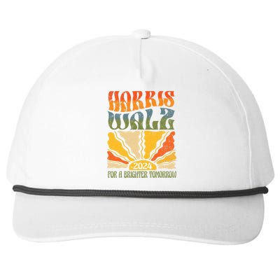 Harris Waltz For A Brighter Tomorrow Kamala Harris Waltz Snapback Five-Panel Rope Hat