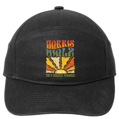 Harris Waltz For A Brighter Tomorrow Kamala Harris Waltz 7-Panel Snapback Hat