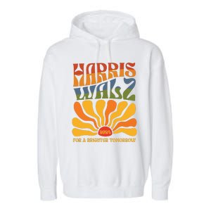 Harris Waltz For A Brighter Tomorrow Boho Aesthetic Garment-Dyed Fleece Hoodie